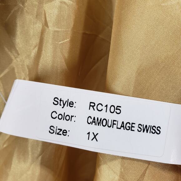 Rose Collection New Flawed Camouflage Hi- Low Hem Midi Maxi Skirt Size 1XL - Picture 8 of 11